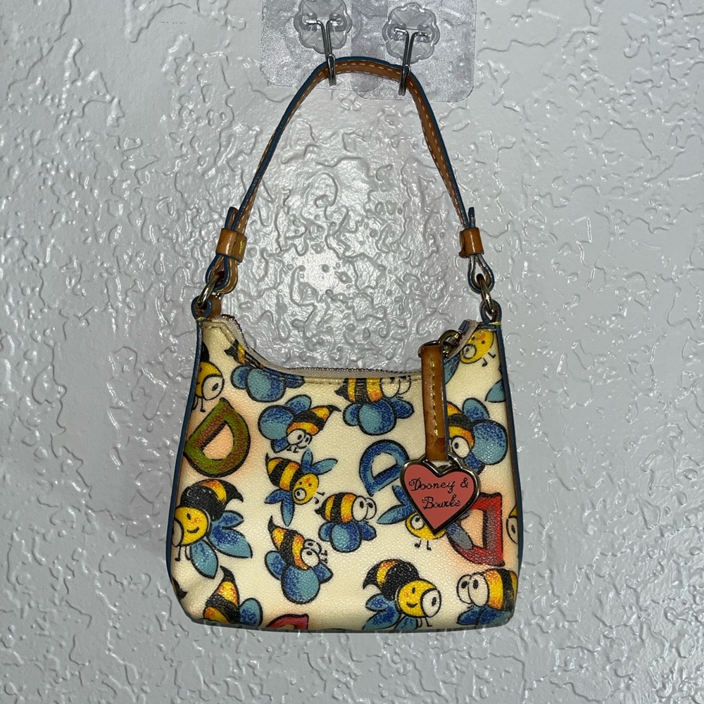 Mini Dooney & Bourke Cream Bee Print Women's Bag